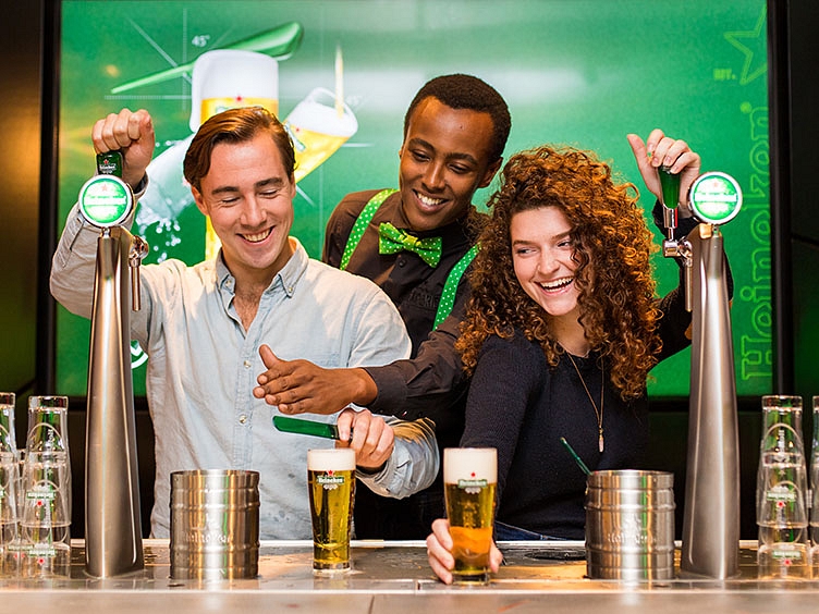 Heineken Experience tap your own beer