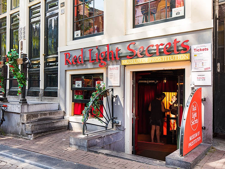 Red Light Secrets entrance at day time
