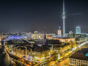 Berlin at night