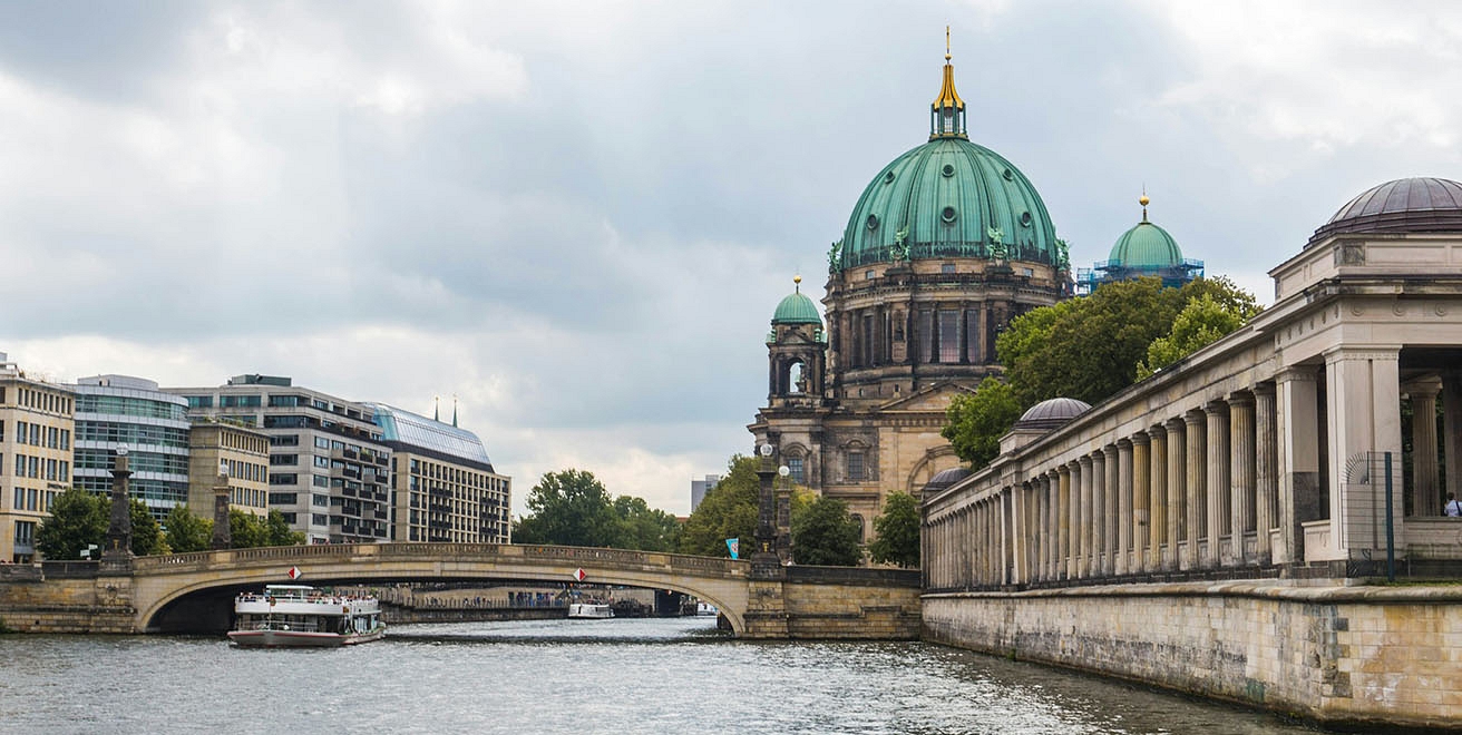 Berliner Dom from Spree river