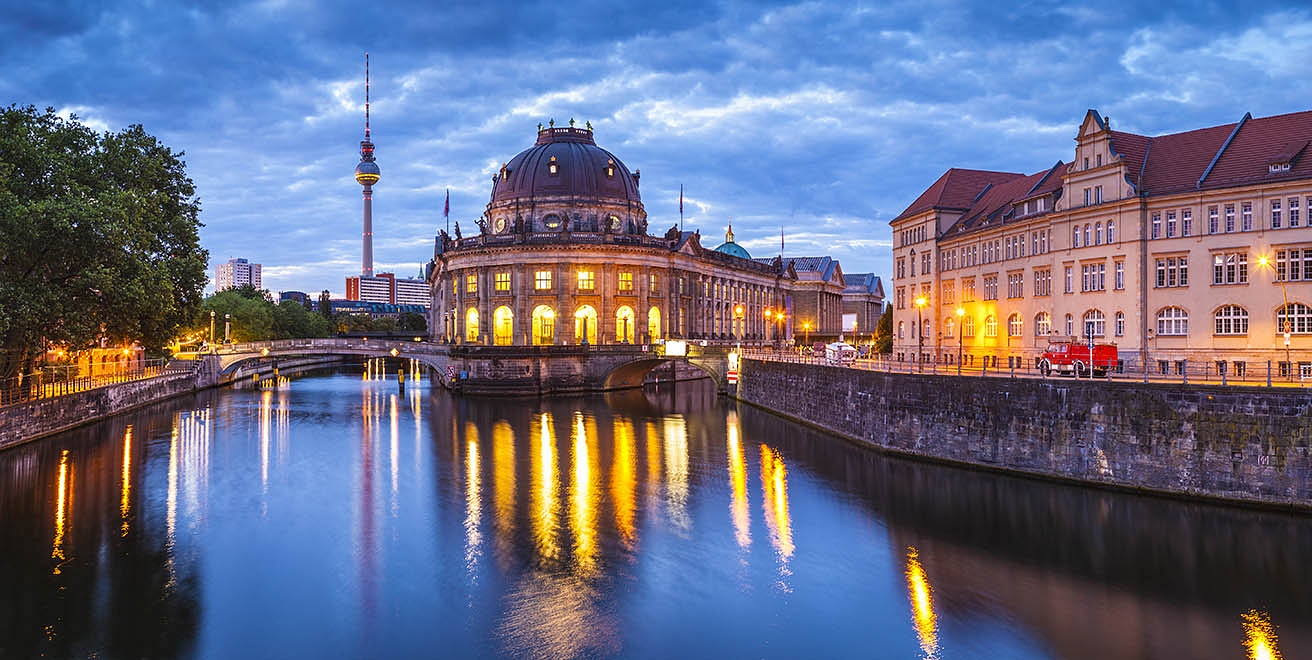 Bode Museum at night