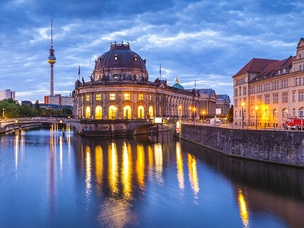 Bode Museum at night