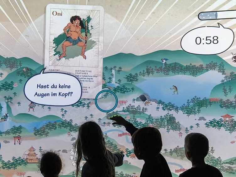 Samurai museum berlin kids playing samurai game