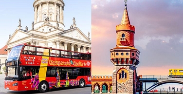 Combination hop on hop off bus and green spree boat cruise