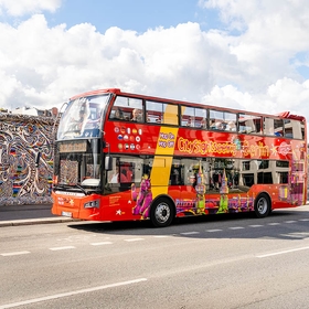 Hop on Hop off bus at East Side Gallery cover image