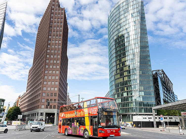Hop on Hop off bus at Potsdamer Platz cover image