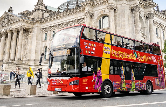Hop on Hop off bus at Reichstag Building cover image