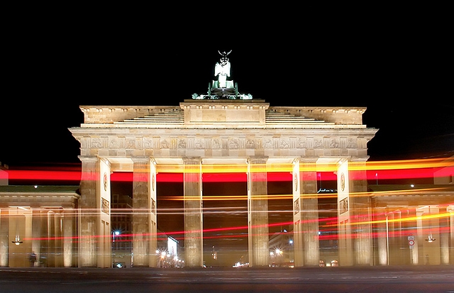 Tour of Lights Brandenburg Gate at night Cover image