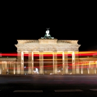 Tour of Lights Brandenburg Gate at night Cover image