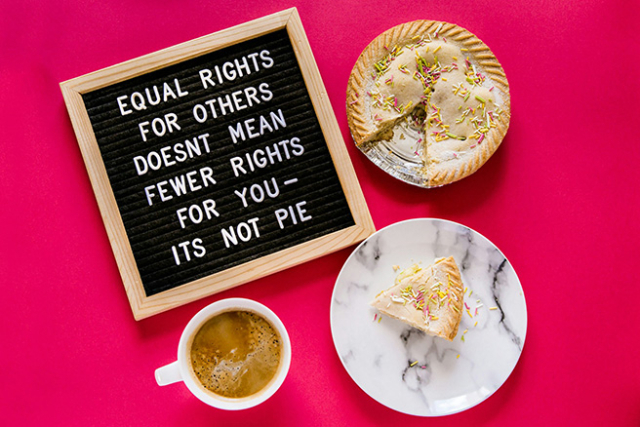 Equal rights is not like pie