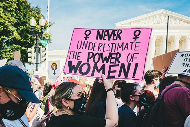 International Women's Day protest