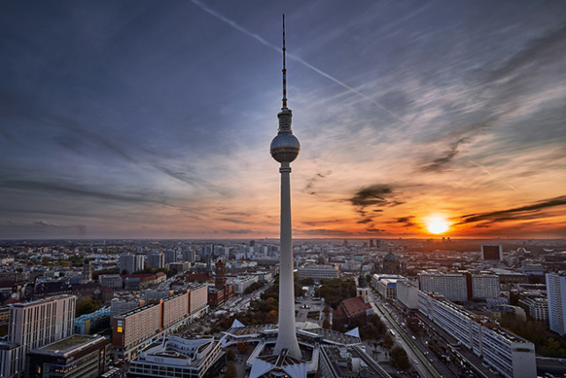 TV Tower at sunset